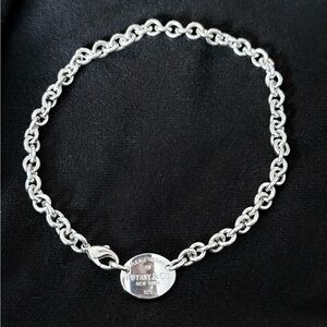 Tiffany & Co Silver Chain Necklace